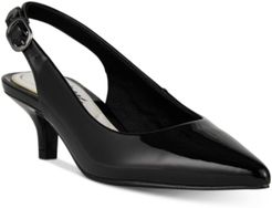 Faye Slingback Kitten-Heel Pumps Women's Shoes