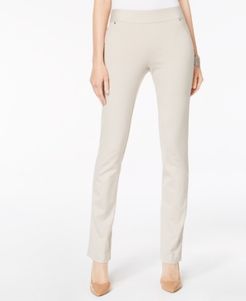 Inc Curvy Pull-On Straight-Leg Pants, Created for Macy's