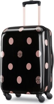 Minnie Mouse Dots 21" Carry-On Spinner Suitcase