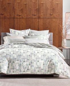 Seaglass Cotton Full/Queen Duvet Cover, Created for Macy's Bedding