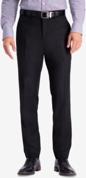 Slim-Fit Stretch Premium Textured Weave Dress Pants