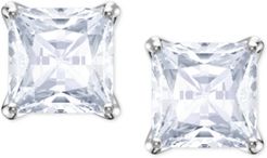 Crystal Square Stud Earrings