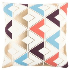 20" x 20" Geometrical Design Poly Filled Pillow
