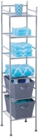 6-Tier Bathroom Storage Shelving Unit