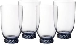 Montauk Aqua Highball Tumbler, Set of 4