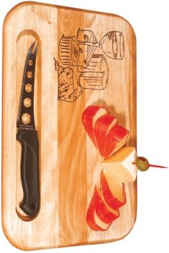 Branded Cheese Board With Knife