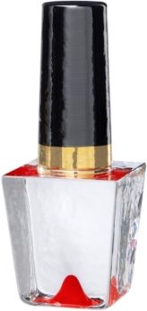 Make Up Nail Polish Bottle Glass Figurine