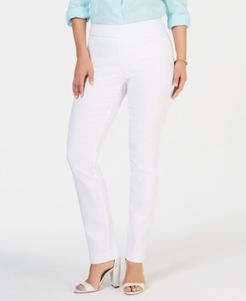 Cambridge Skinny Pull-On Tummy-Control Pants, Short Length, Created for Macy's