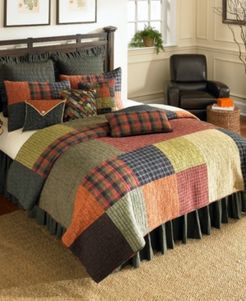 Woodland Square Cotton Quilt Collection, Queen