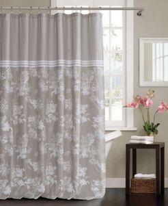 Clara 54" x 84" Floral Shower Curtain Bedding