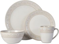 Amelia Cream 16-pc. Dinnerware Set, Service for 4