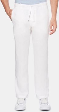 Regular-Fit Linen Drawstring Pants