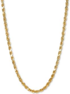 Rope 18" Chain Necklace in 14k Gold