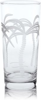 Palm Tree Cooler Highball 15Oz - Set Of 4 Glasses