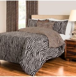 Zebra Zen 5 Piece Twin Luxury Duvet Set Bedding