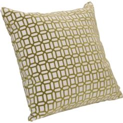 Bottega Citron Geometric 16" Designer Throw Pillow