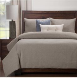 Earthy Textured 5 Piece Twin Luxury Duvet Set Bedding