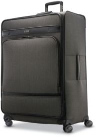 Herringbone Dlx Extended Journey Expandable Spinner Suitcase