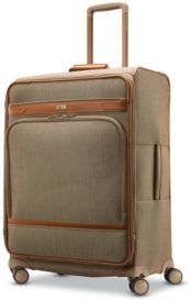 Herringbone Dlx Medium Journey Expandable Spinner Suitcase