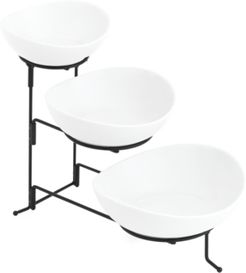 Whiteware Serveware Oval 3 Tier Server, Created for Macy's
