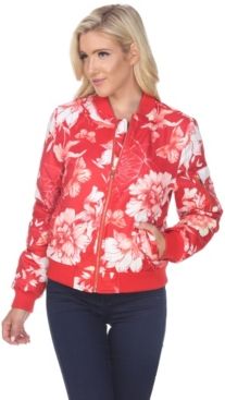 Floral Bomber Jacket