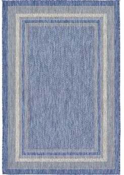 Pashio Pas5 Blue 4' x 6' Area Rug