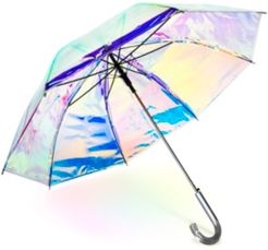 Iridescent Auto Open Stick Umbrella