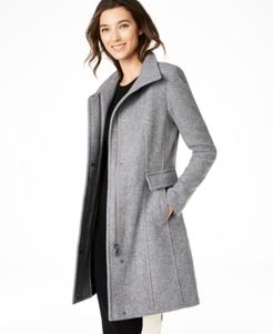 Petite Stand-Collar Coat