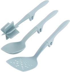 Sky Blue Tools and Gadgets Lazy Chop and Stir, Flexi Turner, and Scraping Spoon Set
