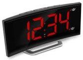 Usb Alarm Clock Charger with 7 Inch Dimmable Curved Screen