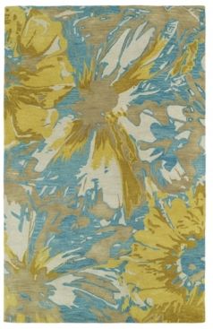 Brushstrokes BRS06-05 Gold 8' x 11' Area Rug