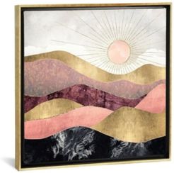 Blush Sun by Spacefrog Designs Gallery-Wrapped Canvas Print - 18" x 18" x 0.75"