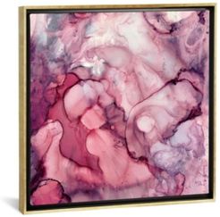 Liquid Mauve Abstract by Spacefrog Designs Gallery-Wrapped Canvas Print - 26" x 26" x 0.75"