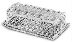 Danish Crystal Butter Dish with Antique Design