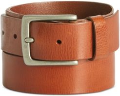 Perry Ellis Men's Tan Leather Belt