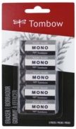 Mono Eraser, Small, 5-Pack