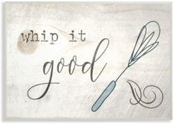 Whip It Good Whisk Wall Plaque Art, 10" x 15"