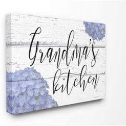 Grandma's Kitchen Hydrangeas Cavnas Wall Art, 16" x 20"