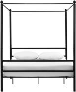 Kate Metal Canopy Bed, Full Size