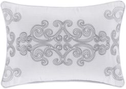 Claremont White Boudoir Decorative Throw Pillow Bedding