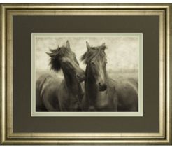 Horses Don't Whisper by Lars Van De Goor Framed Photo Print Wall Art - 34" x 40"