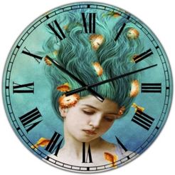 Sweet Allure Large Modern Wall Clock - 36" x 28" x 1"