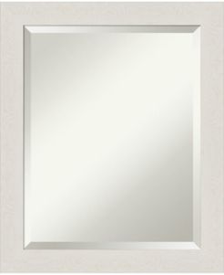 Rustic Plank Framed Bathroom Vanity Wall Mirror, 19.38" x 23.38"