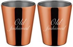 by Cambridge Copper "Old Fashioned" Double Old Fashion Cups - Set of 2