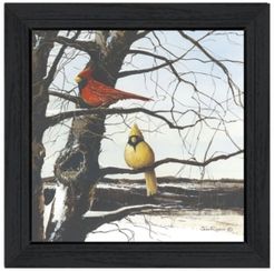 A View from Above By John Rossini, Printed Wall Art, Ready to hang, Black Frame, 15" x 15"