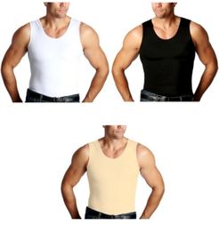 Big & Tall Insta Slim 3 Pack Compression Muscle Tank T-Shirts