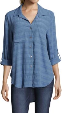 John Paul Richard Button-Down Space-Dyed Shirt