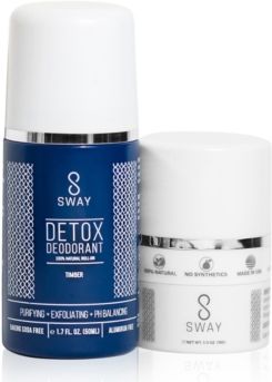 Natural Detox Deodorant and Dusting Powder Set - Timber