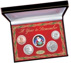 2019 Year To Remember Santa Coin Box Set