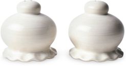 by Laura Johnson Signature White Ruffle Salt and Pepper Shaker Set